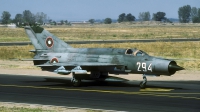 Photo ID 86257 by Joop de Groot. Bulgaria Air Force Mikoyan Gurevich MiG 21bis, 294