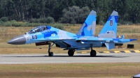 Photo ID 126298 by Milos Ruza. Ukraine Air Force Sukhoi Su 27UB,  