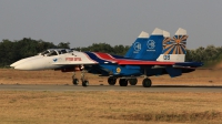 Photo ID 126838 by Milos Ruza. Russia Air Force Sukhoi Su 27S, 08 BLUE