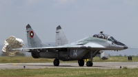 Photo ID 160901 by Kostas D. Pantios. Bulgaria Air Force Mikoyan Gurevich MiG 29UB 9 51, 14