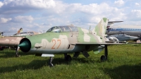 Photo ID 185023 by Lukas Kinneswenger. Ukraine Air Force Mikoyan Gurevich MiG 21UM, 27 RED