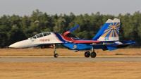 Photo ID 202762 by Milos Ruza. Russia Air Force Sukhoi Su 27UB,  