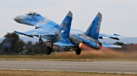 Photo ID 214966 by Milos Ruza. Ukraine Air Force Sukhoi Su 27P1M,  