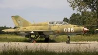 Photo ID 26162 by Chris Lofting. Hungary Air Force Mikoyan Gurevich MiG 21UM, 086