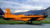 Photo ID 44227 by Joop de Groot. Switzerland Air Force Pilatus PC 7 Turbo Trainer, A 927