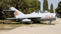 Photo ID 52058 by Carl Brent. Romania Air Force Mikoyan Gurevich MiG 15UTI, 2543
