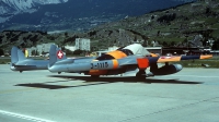 Photo ID 63078 by Carl Brent. Switzerland Air Force De Havilland DH 100 Vampire FB 6, J 1115