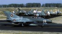 Photo ID 68342 by Joop de Groot. Bulgaria Air Force Mikoyan Gurevich MiG 21UM, 29