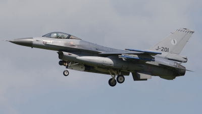 Photo ID 80615 by Niels Roman / VORTEX-images. Netherlands Air Force General Dynamics F 16AM Fighting Falcon, J 201