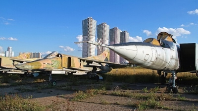 Photo ID 85396 by Chris Albutt. Russia Air Force Mikoyan Gurevich MiG 25PU,  