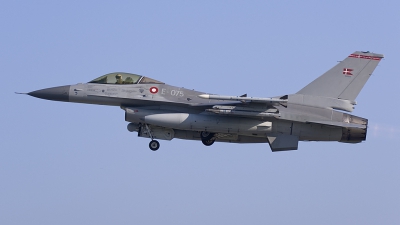 Photo ID 83660 by rob martaré. Denmark Air Force General Dynamics F 16AM Fighting Falcon, E 075