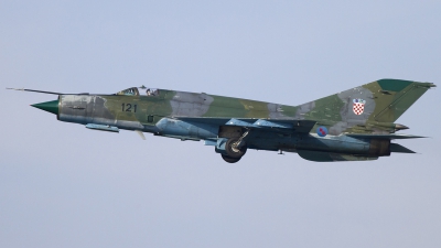 Photo ID 86312 by Chris Lofting. Croatia Air Force Mikoyan Gurevich MiG 21bisD, 121