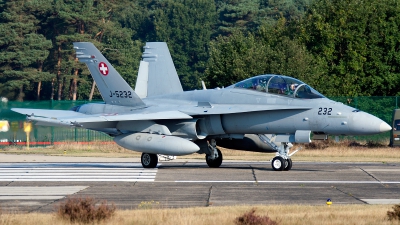 Photo ID 86740 by Jan Eenling. Switzerland Air Force McDonnell Douglas F A 18D Hornet, J 5232