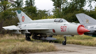 Photo ID 11031 by Chris Lofting. Romania Air Force Mikoyan Gurevich MiG 21M, 507