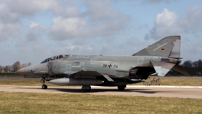 Photo ID 87370 by Jan Eenling. Germany Air Force McDonnell Douglas F 4F Phantom II, 38 74