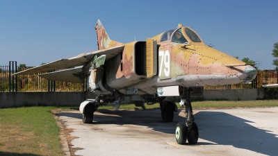 Photo ID 89085 by Stamatis Alipasalis. Bulgaria Air Force Mikoyan Gurevich MiG 23BN, 79