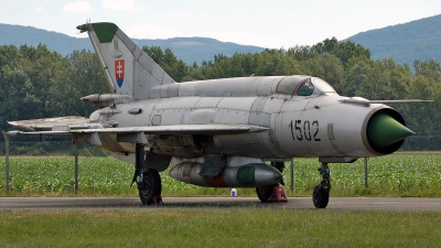 Photo ID 89991 by Roman Mr.MiG. Slovakia Air Force Mikoyan Gurevich MiG 21R, 1502