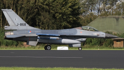 Photo ID 90874 by Rainer Mueller. Netherlands Air Force General Dynamics F 16AM Fighting Falcon, J 868