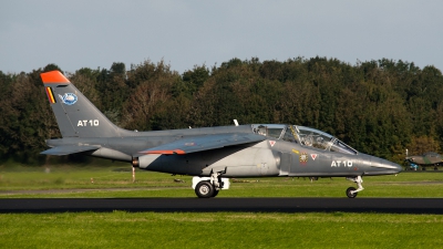 Photo ID 91354 by Jan Eenling. Belgium Air Force Dassault Dornier Alpha Jet 1B, AT10