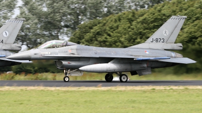 Photo ID 91991 by Niels Roman / VORTEX-images. Netherlands Air Force General Dynamics F 16AM Fighting Falcon, J 873