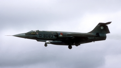 Photo ID 93730 by Joop de Groot. Netherlands Air Force Lockheed F 104G Starfighter, D 8083