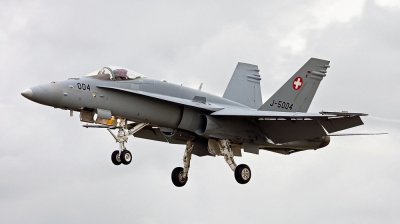Photo ID 93330 by Chris Albutt. Switzerland Air Force McDonnell Douglas F A 18C Hornet, J 5004