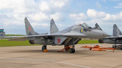 Photo ID 94378 by Chris Albutt. Poland Air Force Mikoyan Gurevich MiG 29A 9 12A, 38