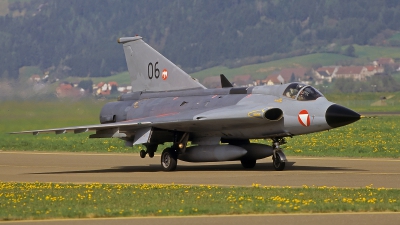 Photo ID 11897 by Frank Noort. Austria Air Force Saab J35Oe MkII Draken, 06