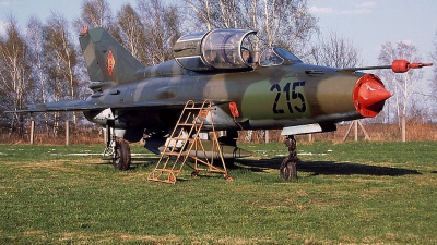 Photo ID 93521 by Stephan Sarich. East Germany Air Force Mikoyan Gurevich MiG 21US, 215
