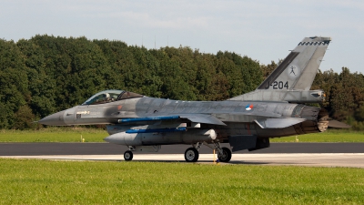 Photo ID 93974 by Jan Eenling. Netherlands Air Force General Dynamics F 16AM Fighting Falcon, J 204