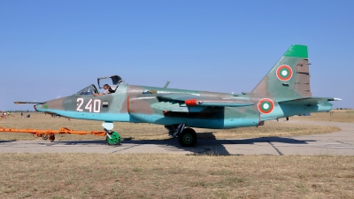 Photo ID 95826 by Radim Spalek. Bulgaria Air Force Sukhoi Su 25K, 240