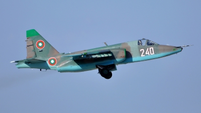 Photo ID 95825 by Radim Spalek. Bulgaria Air Force Sukhoi Su 25K, 240