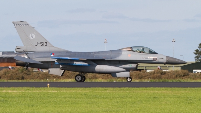 Photo ID 96204 by Sander Meijering. Netherlands Air Force General Dynamics F 16AM Fighting Falcon, J 513