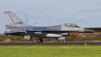 Photo ID 96205 by Sander Meijering. Netherlands Air Force General Dynamics F 16AM Fighting Falcon, J 868