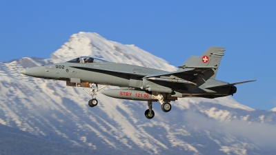 Photo ID 97789 by Lars Kitschke. Switzerland Air Force McDonnell Douglas F A 18C Hornet, J 5002