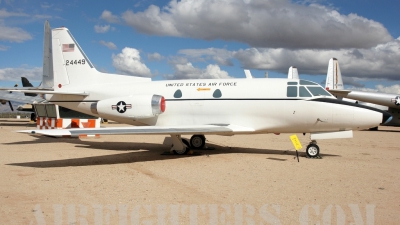 Photo ID 1259 by Andrew Chaplin. USA Air Force Rockwell CT 39A Sabreliner, 62 4449