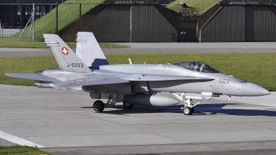 Photo ID 99303 by Stephan Franke - Fighter-Wings. Switzerland Air Force McDonnell Douglas F A 18C Hornet, J 5003