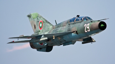 Photo ID 99406 by Anton Balakchiev. Bulgaria Air Force Mikoyan Gurevich MiG 21UM, 29