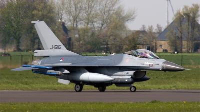 Photo ID 102338 by Jan Eenling. Netherlands Air Force General Dynamics F 16AM Fighting Falcon, J 616