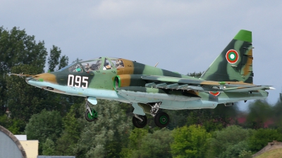 Photo ID 100000 by Maurice Kockro. Bulgaria Air Force Sukhoi Su 25UBK, 095