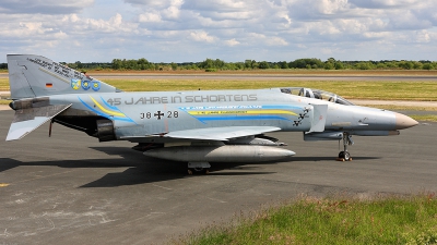 Photo ID 102208 by Markus Schrader. Germany Air Force McDonnell Douglas F 4F Phantom II, 38 28