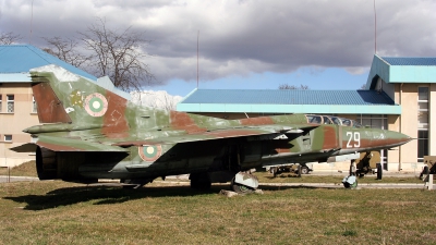 Photo ID 102651 by Kostas D. Pantios. Bulgaria Air Force Mikoyan Gurevich MiG 23UB, 29