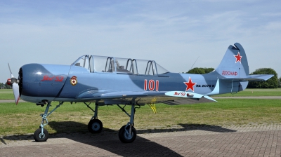 Photo ID 104431 by Bart Hoekstra. Private Private Yakovlev Yak 52 Bacau, RA 2075K