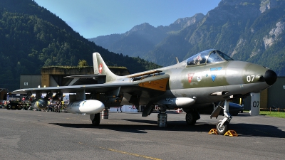 Photo ID 104485 by Martin Thoeni - Powerplanes. Private Hunterverein Interlaken Hawker Hunter F58, J 4007