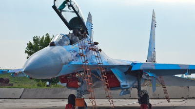 Photo ID 105631 by Antoha. Ukraine Air Force Sukhoi Su 27UB,  