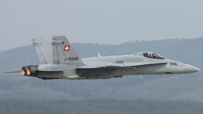 Photo ID 105374 by Gyula Rácz. Switzerland Air Force McDonnell Douglas F A 18C Hornet, J 5006