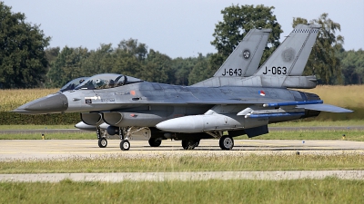 Photo ID 107317 by rob martaré. Netherlands Air Force General Dynamics F 16AM Fighting Falcon, J 063