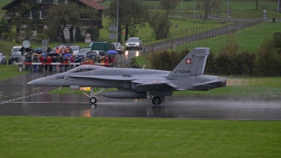 Photo ID 108038 by Martin Thoeni - Powerplanes. Switzerland Air Force McDonnell Douglas F A 18C Hornet, J 5008