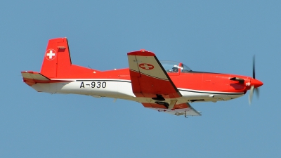 Photo ID 108754 by Radim Spalek. Switzerland Air Force Pilatus NCPC 7 Turbo Trainer, A 930