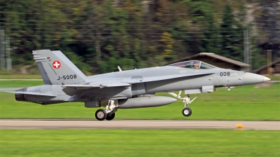 Photo ID 109093 by Chris Albutt. Switzerland Air Force McDonnell Douglas F A 18C Hornet, J 5008